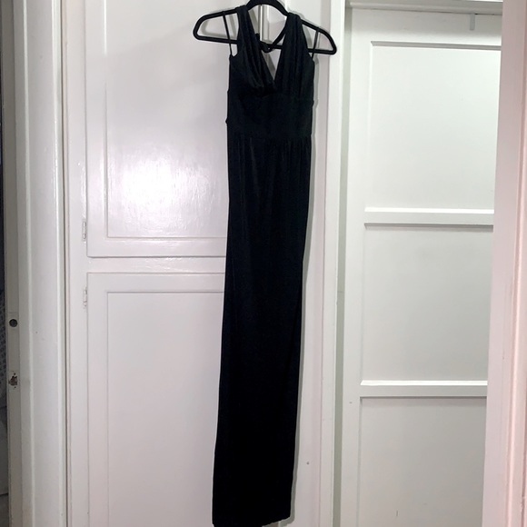 knee length dresses for ladies Baltic Born Womens Valena Maxi Dress | Black + Ivory